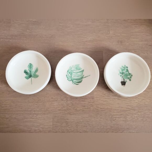 Cedar & Ink Stackable Ceramic Jewelry Trinket Dishes - Picture 1 of 3